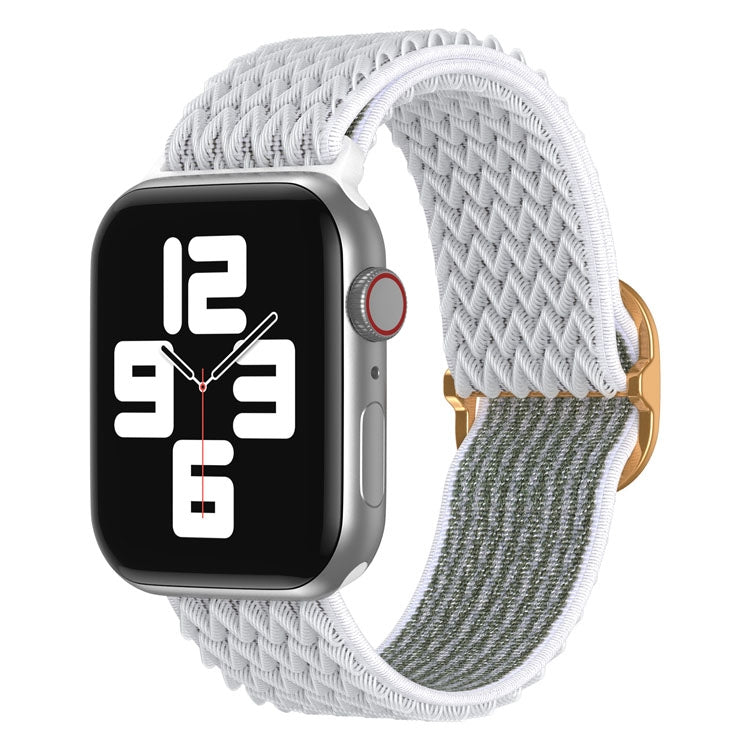 Cinturino in nylon Wave per la serie Apple Watch, 7 45mm / 6&SE&5&4 44mm / 3&2&1 42mm, 7 41mm / 6&SE&5&4 40mm / 3&2&1 38mm