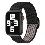 Cinturino in nylon Wave per la serie Apple Watch, 7 45mm / 6&SE&5&4 44mm / 3&2&1 42mm, 7 41mm / 6&SE&5&4 40mm / 3&2&1 38mm