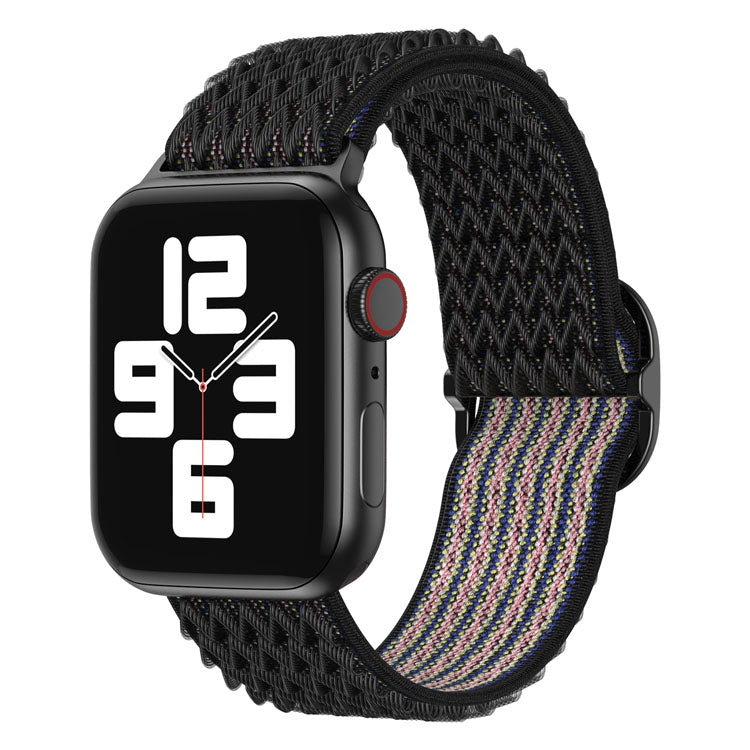 Cinturino in nylon Wave per la serie Apple Watch, 7 45mm / 6&SE&5&4 44mm / 3&2&1 42mm, 7 41mm / 6&SE&5&4 40mm / 3&2&1 38mm