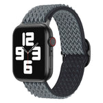Cinturino in nylon Wave per la serie Apple Watch, 7 45mm / 6&SE&5&4 44mm / 3&2&1 42mm, 7 41mm / 6&SE&5&4 40mm / 3&2&1 38mm