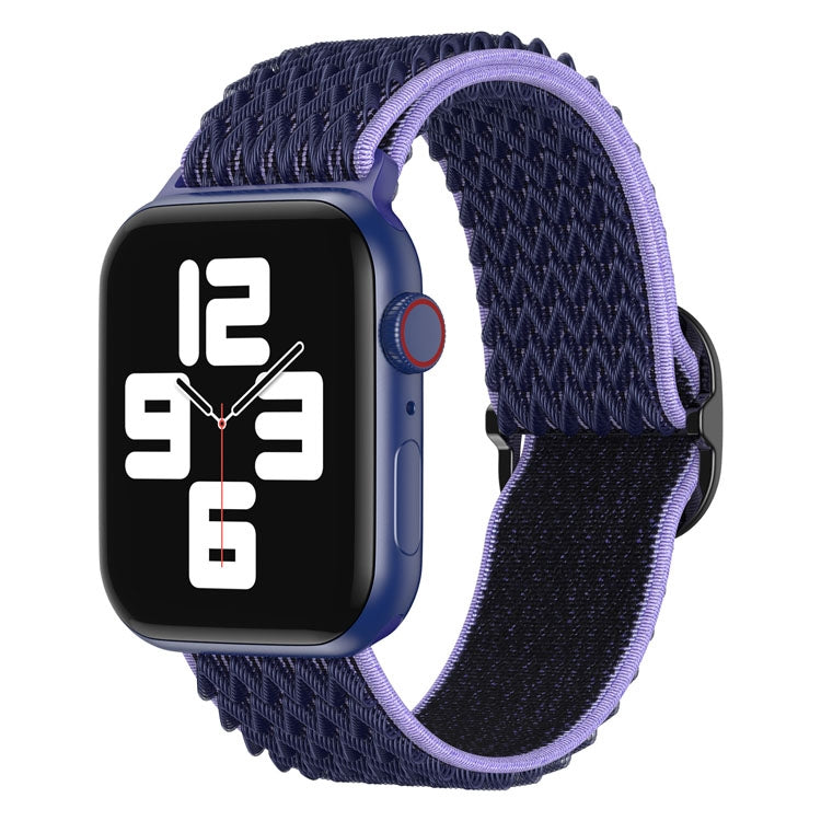 Cinturino in nylon Wave per la serie Apple Watch, 7 45mm / 6&SE&5&4 44mm / 3&2&1 42mm, 7 41mm / 6&SE&5&4 40mm / 3&2&1 38mm