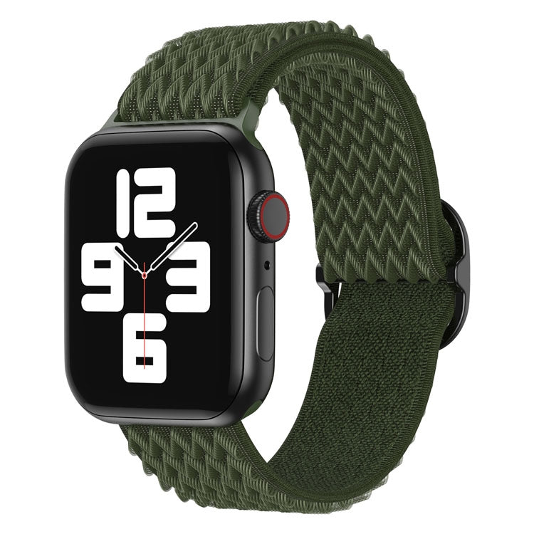 Cinturino in nylon Wave per la serie Apple Watch, 7 45mm / 6&SE&5&4 44mm / 3&2&1 42mm, 7 41mm / 6&SE&5&4 40mm / 3&2&1 38mm