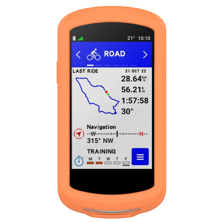 Custodia in silicone per cronometro con copertura posteriore completa, For Garmin Edge 1040