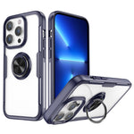 Custodia TPU trasparente con anello per iPhone 14 Pro