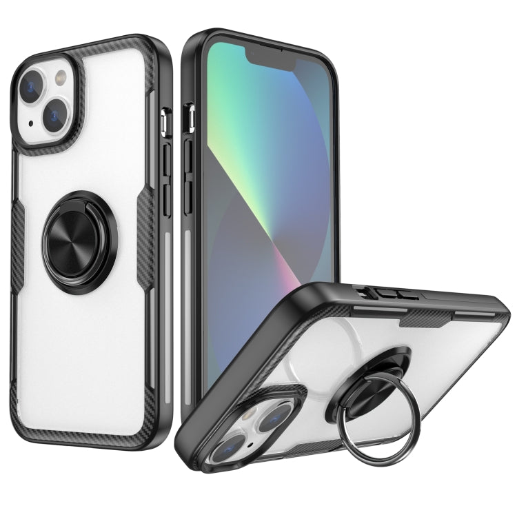 Custodia TPU trasparente con anello per iPhone 14 Pro