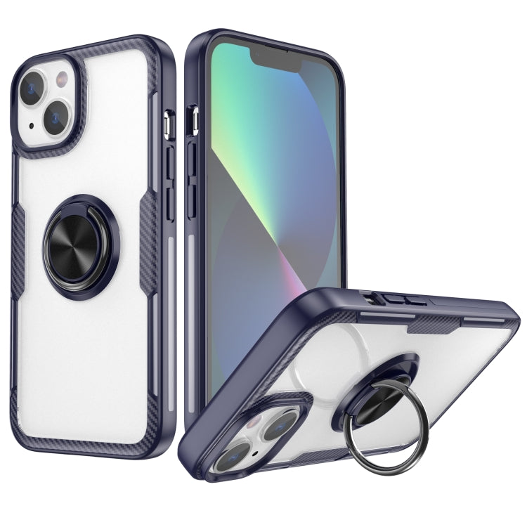 Custodia TPU trasparente con anello per iPhone 14 Pro