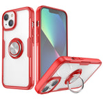 Custodia TPU trasparente con anello per iPhone 14 Pro