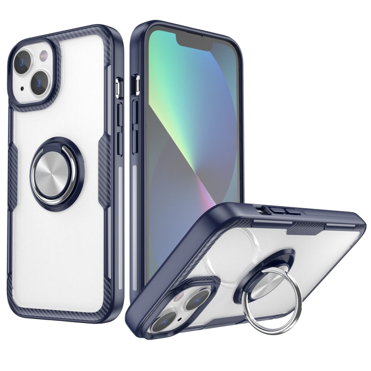Custodia TPU trasparente con anello per iPhone 14 Pro