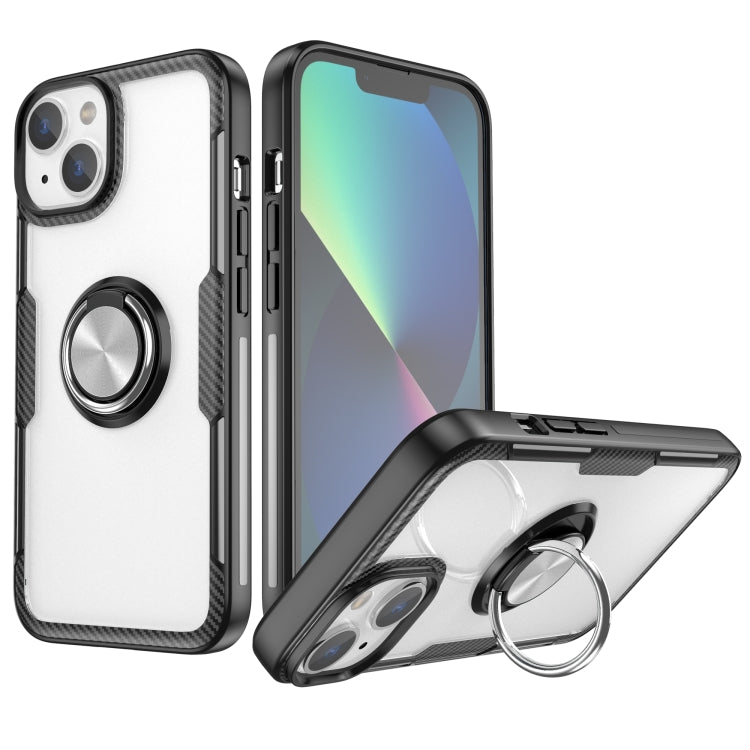 Custodia TPU trasparente con anello per iPhone 14 Pro