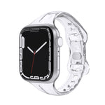 Cinturino in TPU con 8 fibbie per la serie Apple Watch, 7 45mm / 6&SE&5&4 44mm / 3&2&1 42mm, 7 41mm / 6&SE&5&4 40mm / 3&2&1 38mm