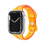 Cinturino in TPU con 8 fibbie per la serie Apple Watch, 7 45mm / 6&SE&5&4 44mm / 3&2&1 42mm, 7 41mm / 6&SE&5&4 40mm / 3&2&1 38mm