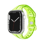 Cinturino in TPU con 8 fibbie per la serie Apple Watch, 7 45mm / 6&SE&5&4 44mm / 3&2&1 42mm, 7 41mm / 6&SE&5&4 40mm / 3&2&1 38mm