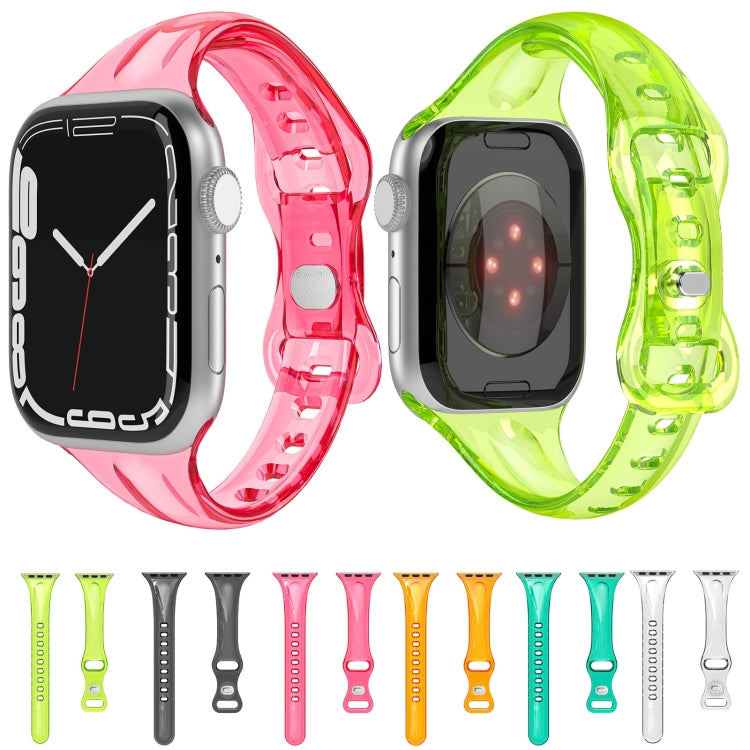 Cinturino in TPU con 8 fibbie per la serie Apple Watch, 7 45mm / 6&SE&5&4 44mm / 3&2&1 42mm, 7 41mm / 6&SE&5&4 40mm / 3&2&1 38mm