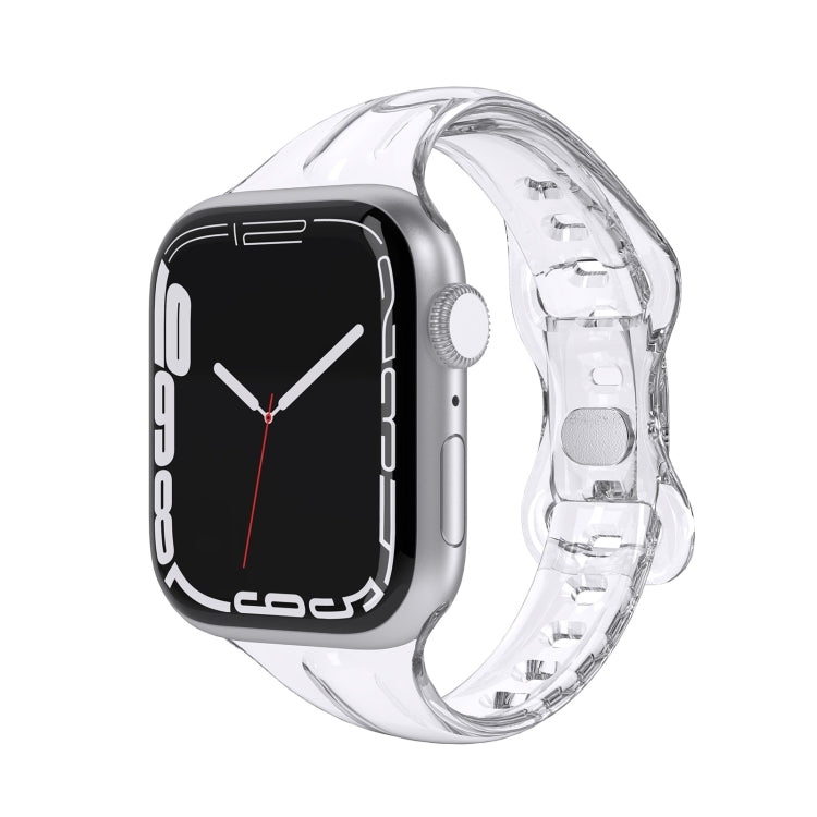 Cinturino in TPU con 8 fibbie per la serie Apple Watch, 7 45mm / 6&SE&5&4 44mm / 3&2&1 42mm, 7 41mm / 6&SE&5&4 40mm / 3&2&1 38mm