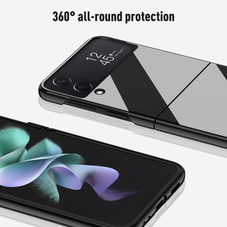 Custodia protettiva per telefono con vernice brillante per pianoforte, For Samsung Galaxy Z Flip4