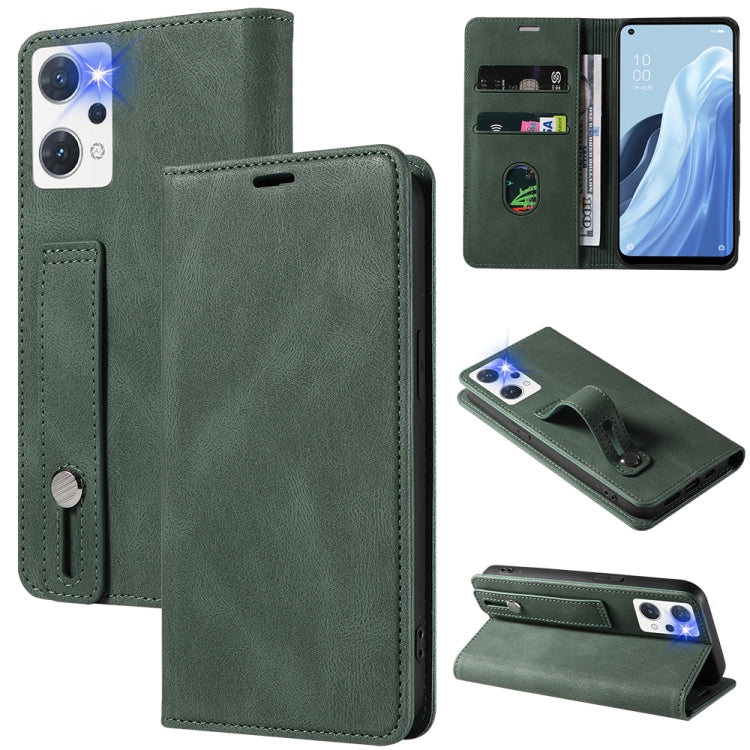 Custodia per telefono in pelle magnetica con cinturino, For OPPO Reno7 A, For Samsung Galaxy A33, For Samsung Galaxy S21 5G, For Samsung Galaxy S21 FE 5G