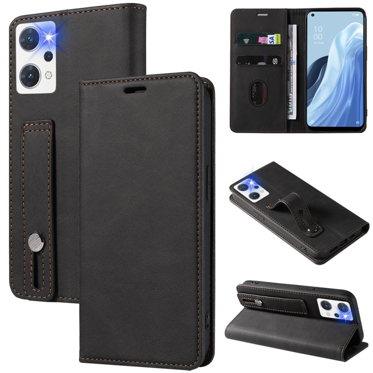 Custodia per telefono in pelle magnetica con cinturino, For OPPO Reno7 A, For Samsung Galaxy A33, For Samsung Galaxy S21 5G, For Samsung Galaxy S21 FE 5G