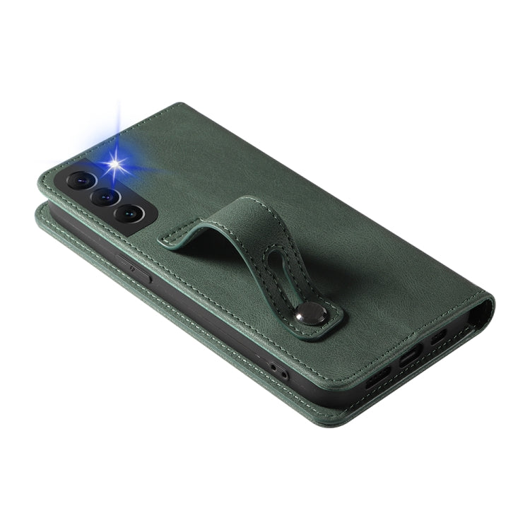 Custodia per telefono in pelle magnetica con cinturino, For Samsung Galaxy S21+ 5G, For Samsung Galaxy S21 Ultra 5G, For Samsung Galaxy S22 5G, For Samsung Galaxy S22+ 5G