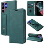 Custodia per telefono in pelle magnetica con cinturino, For Samsung Galaxy S21+ 5G, For Samsung Galaxy S21 Ultra 5G, For Samsung Galaxy S22 5G, For Samsung Galaxy S22+ 5G