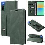 Custodia per telefono in pelle magnetica con cinturino, For Samsung Galaxy S22 Ultra 5G, For Sony Xperia 10 IV