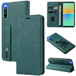 Custodia per telefono in pelle magnetica con cinturino, For Samsung Galaxy S22 Ultra 5G, For Sony Xperia 10 IV