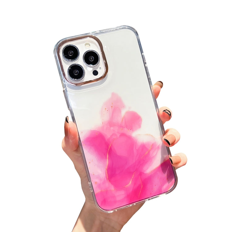 Custodia smartphone motivo marmo dorato per iPhone 13 e 14