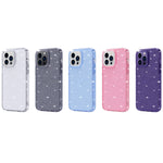 Custodia Airbag con glitter cristallino per iPhone 14 Pro Max