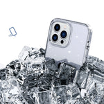 Custodia Airbag con glitter cristallino per iPhone 14 Pro Max