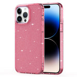 Custodia Airbag con glitter cristallino per iPhone 14 Pro Max