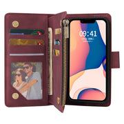 Custodia in pelle per telefono multifunzionale con slot per schede, For iPhone 14, For iPhone 14 Plus, For iPhone 14 Pro, For iPhone 14 Pro Max
