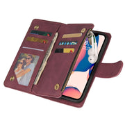 Custodia in pelle per telefono multifunzionale con slot per schede, For iPhone 14, For iPhone 14 Plus, For iPhone 14 Pro, For iPhone 14 Pro Max