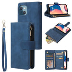Custodia portafoglio in pelle con slot carte per iPhone 14 Plus