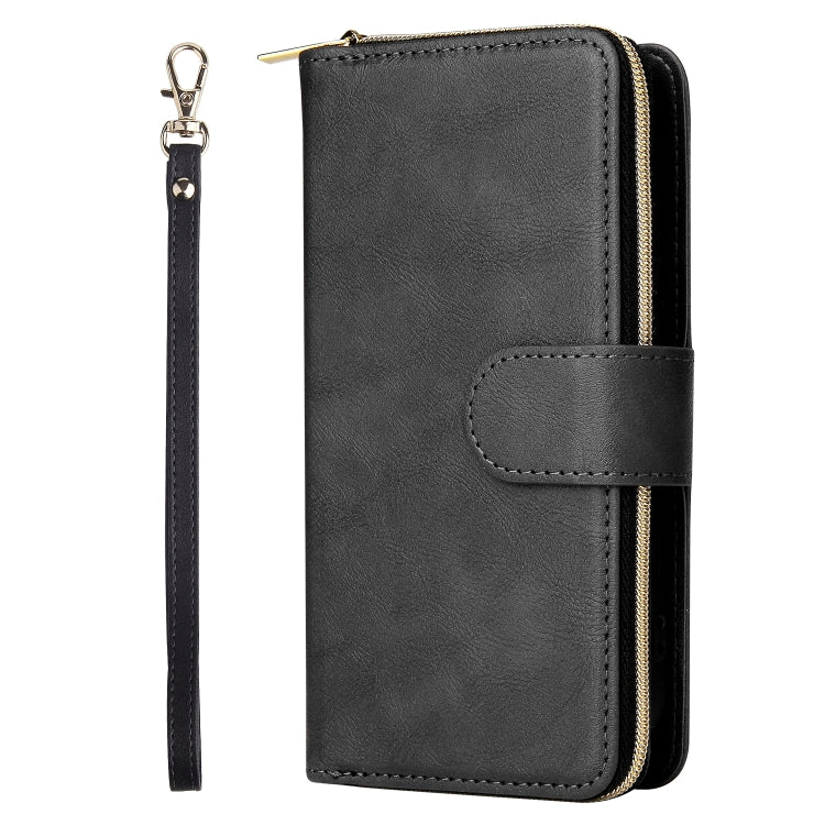 Custodia portafoglio in pelle con 9 slot per iPhone 14 Pro Max