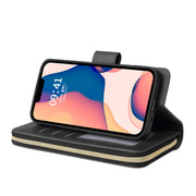 Custodia per cellulare in pelle con cerniera a portafoglio con 9 slot per schede, For iPhone 14, For iPhone 14 Plus, For iPhone 14 Pro, For iPhone 14 Pro Max