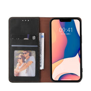 Custodia in pelle Flip orizzontale con chiusura a ventosa semplice, For iPhone 14, For iPhone 14 Plus, For iPhone 14 Pro, For iPhone 14 Pro Max