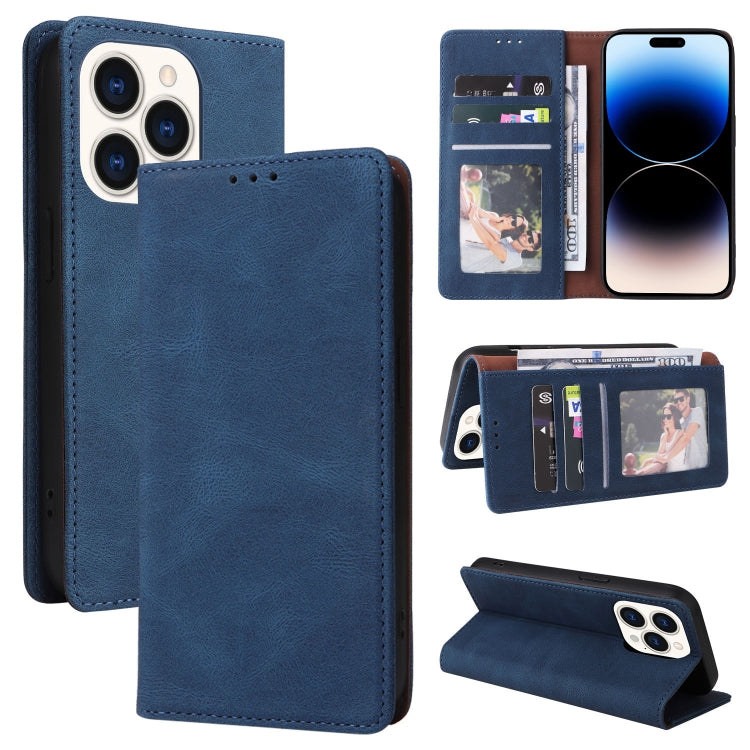 Custodia portafoglio in pelle con chiusura a ventosa per iPhone 1