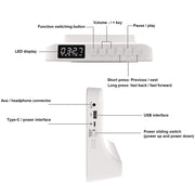 Lettore CD Bluetooth Kecag KC-806 con USB e AUX