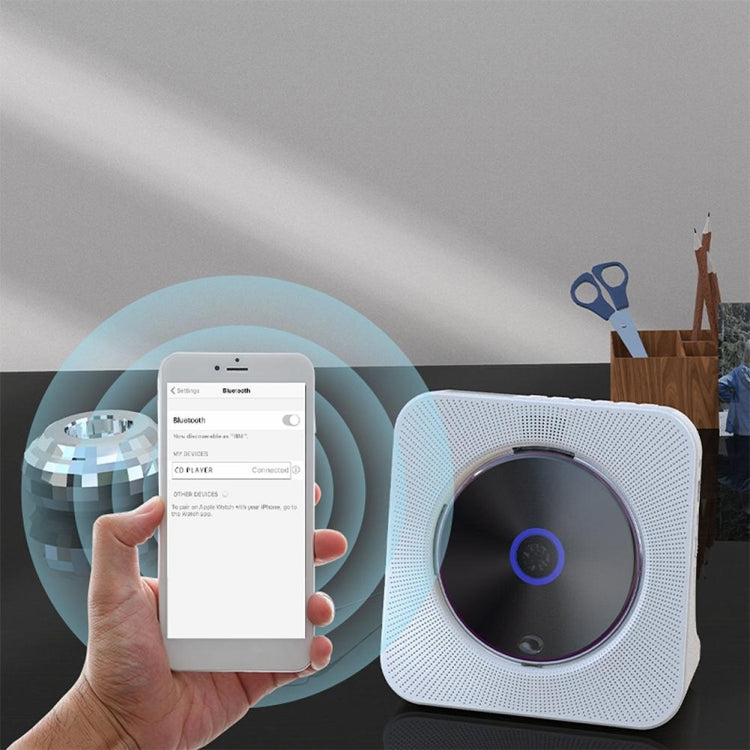 Kecag KC-806 Lettore CD con album musicale retrò Bluetooth, Plug-in Version, Rechargeable Version