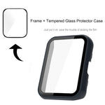 Custodia protettiva per orologio completamente chiusa con pellicola rinforzata in PC +, For Huawei Watch Fit 2