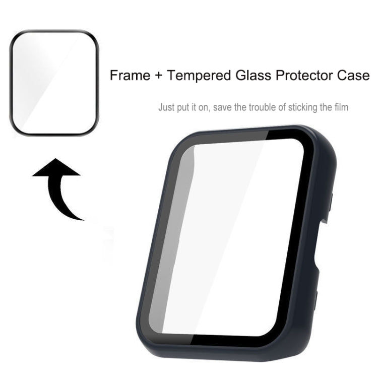 Custodia protettiva per orologio completamente chiusa con pellicola rinforzata in PC +, For Huawei Watch Fit 2
