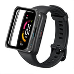 Custodia per orologio protettiva completamente chiusa per PC universale + pellicola rinforzata, For Huawei Band 7/6 / Honor Band 7/6
