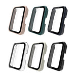 Custodia per orologio protettiva completamente chiusa per PC universale + pellicola rinforzata, For Huawei Band 7/6 / Honor Band 7/6
