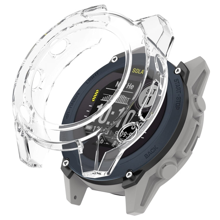 Custodia per orologio in TPU scavata a mezza copertura, For Garmin Descent G1