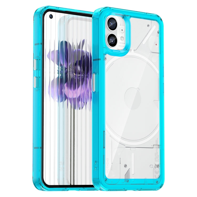 Custodia per telefono in acrilico + TPU serie colorata, For Nothing Phone 1