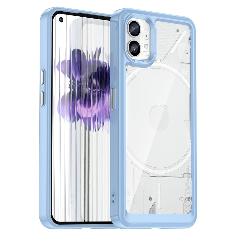 Custodia per telefono in acrilico + TPU serie colorata, For Nothing Phone 1
