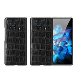 Custodia per telefono in vera pelle con trama di coccodrillo, For OPPO Find N, For Huawei P50 Pocket, For Samsung Galaxy Z Flip3 5G, For Samsung Galaxy Z Fold3 5G, For vivo X Fold, For Huawei Mate Xs 2, For Samsung Galaxy Z Flip4                       ...