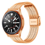 20mm / 22mm Per Samsung Smart Watch Cinturino universale in acciaio inossidabile a sette sfere, 22mm