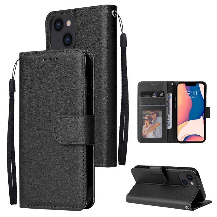 Custodia portafoglio in pelle flip con slot carte per iPhone 14