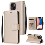 Custodia portafoglio in pelle flip con slot carte per iPhone 14