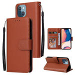Custodia portafoglio in pelle flip con slot carte per iPhone 14